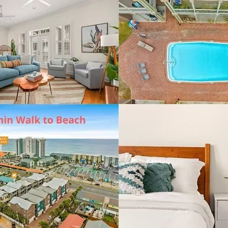 Modern Beach Haues 4 Min Walk To Beach W/ Pool Bbq